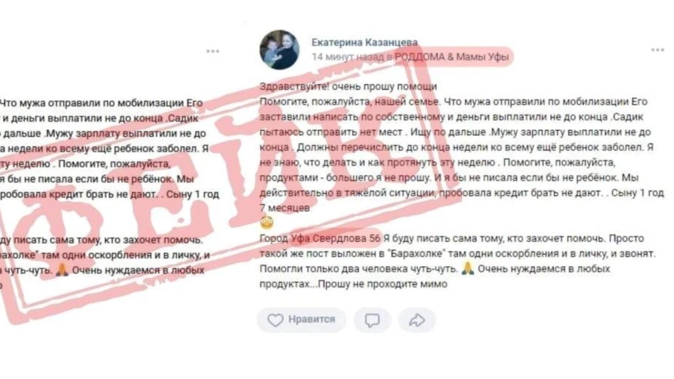 Фейковый пост от лжесупруги мобилизованного распространяли в Салехарде |  Ямал-Медиа