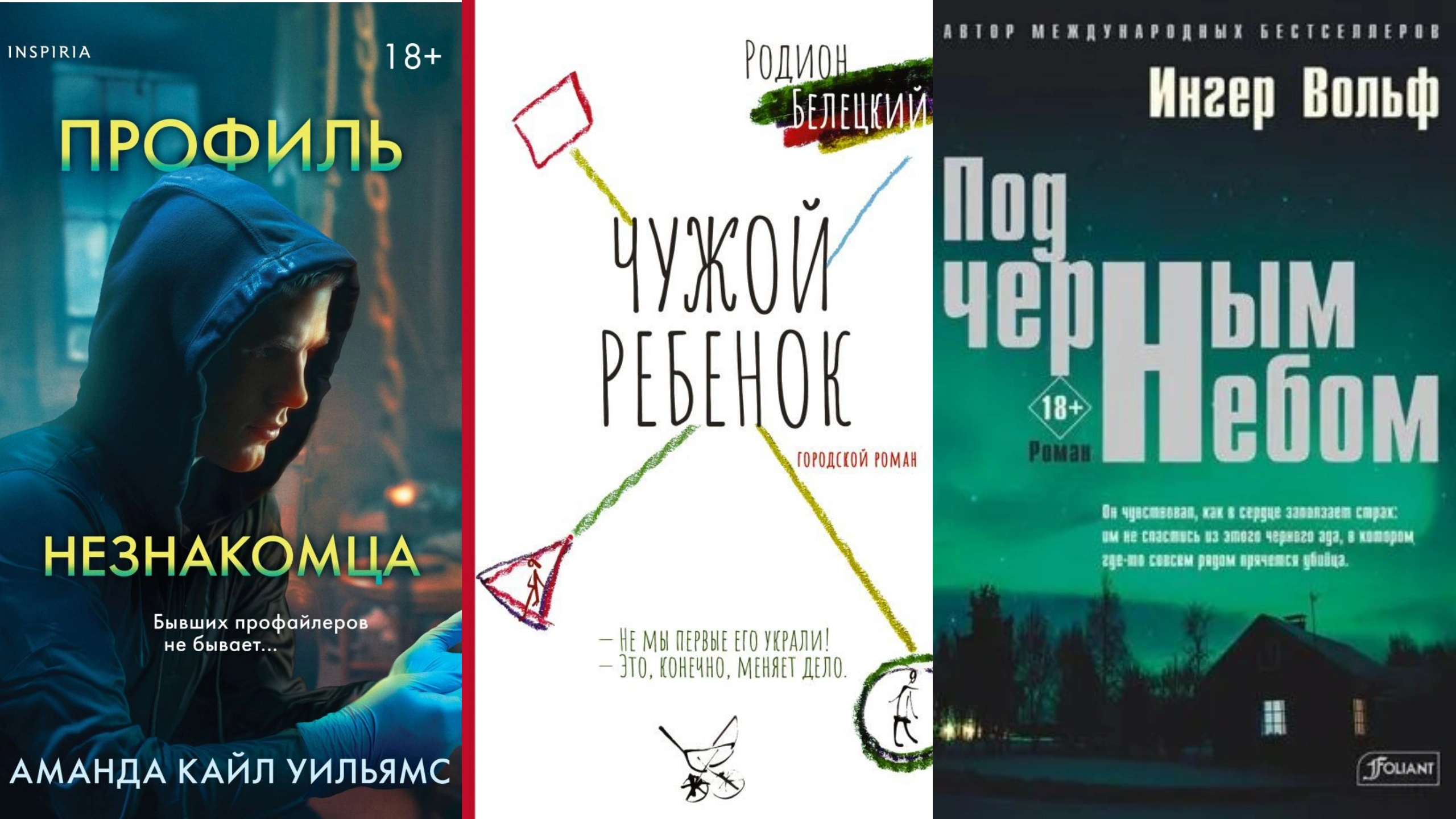 Обзор книг-детективов «Под черным небом», «Чужой ребенок», «Профиль  незнакомца» | Ямал-Медиа