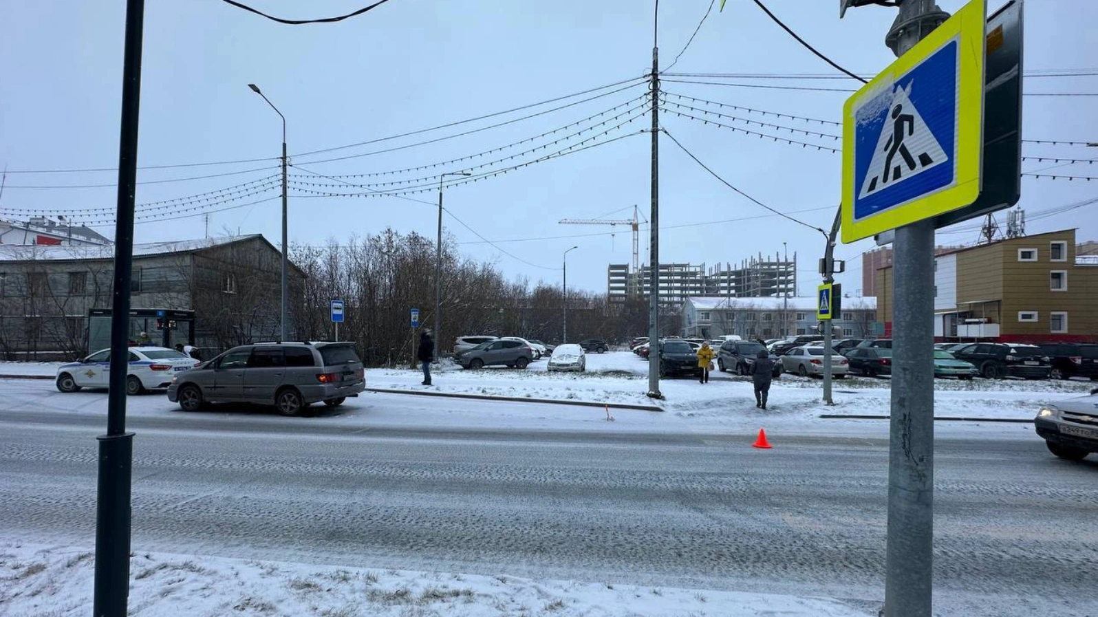 На пешеходном переходе в Салехарде водитель Nissan сбил ребенка