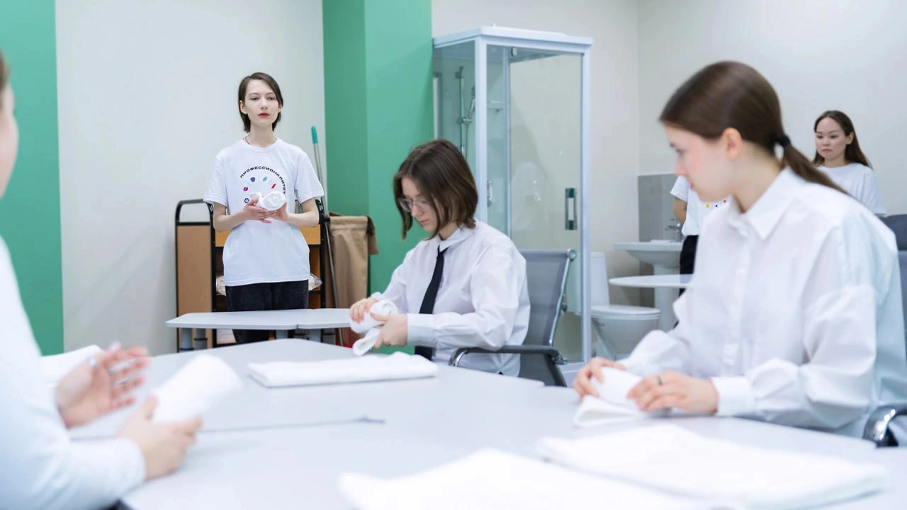 В кластерах Ямальского многопрофильного колледжа прошли профпробы для школьников