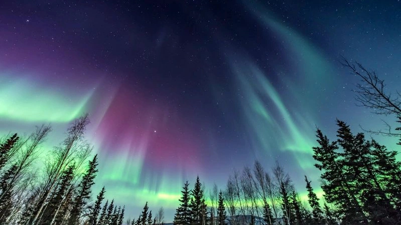 В ночь на 1 декабря над Ямалом засверкает северное сияние