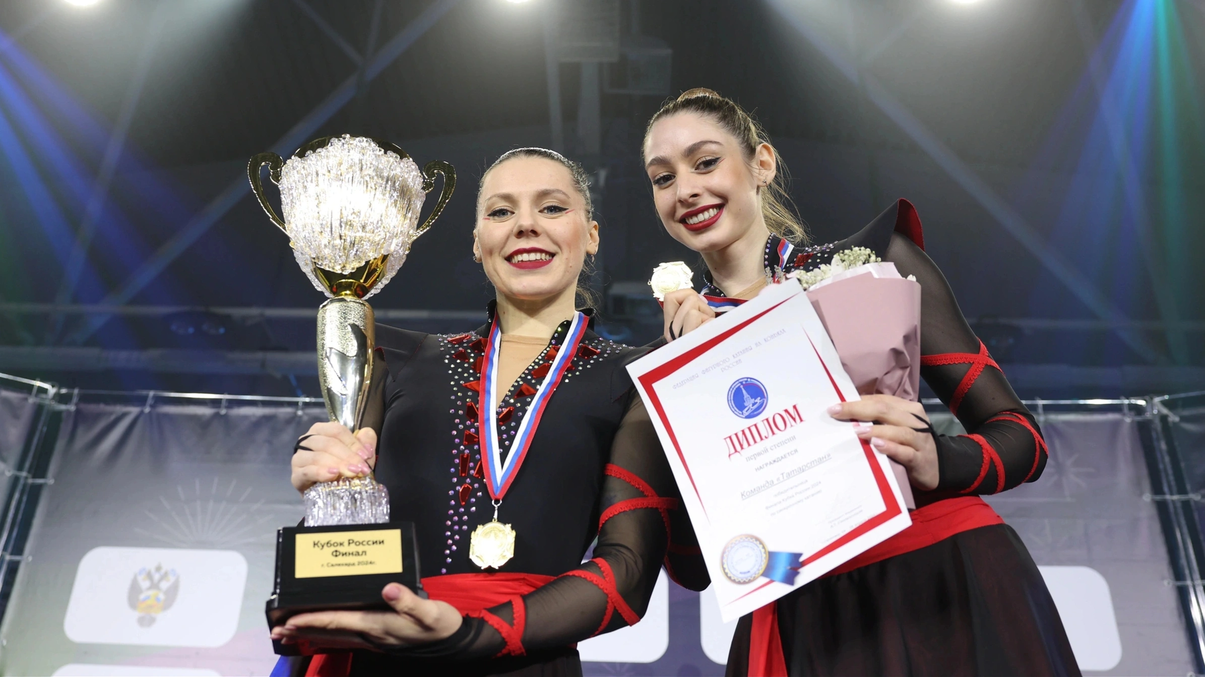 В ЯНАО разыграли награды всероссийских турниров по синхронному катанию