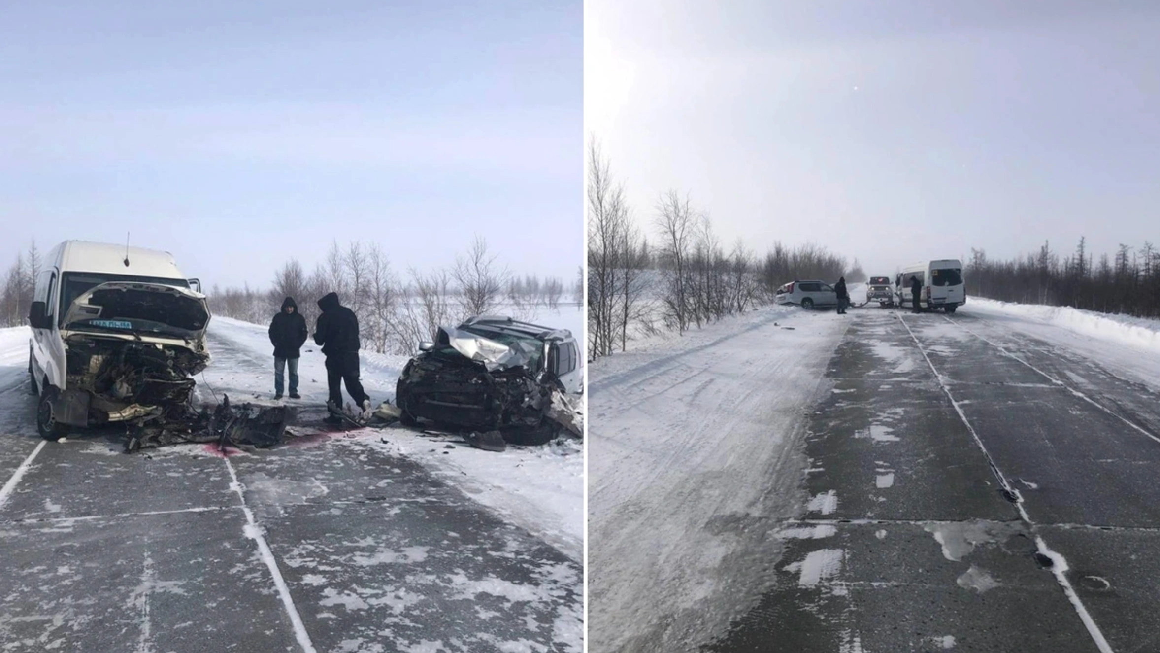 На Ямале три человека попали в больницу после столкновения двух иномарок |  Ямал-Медиа