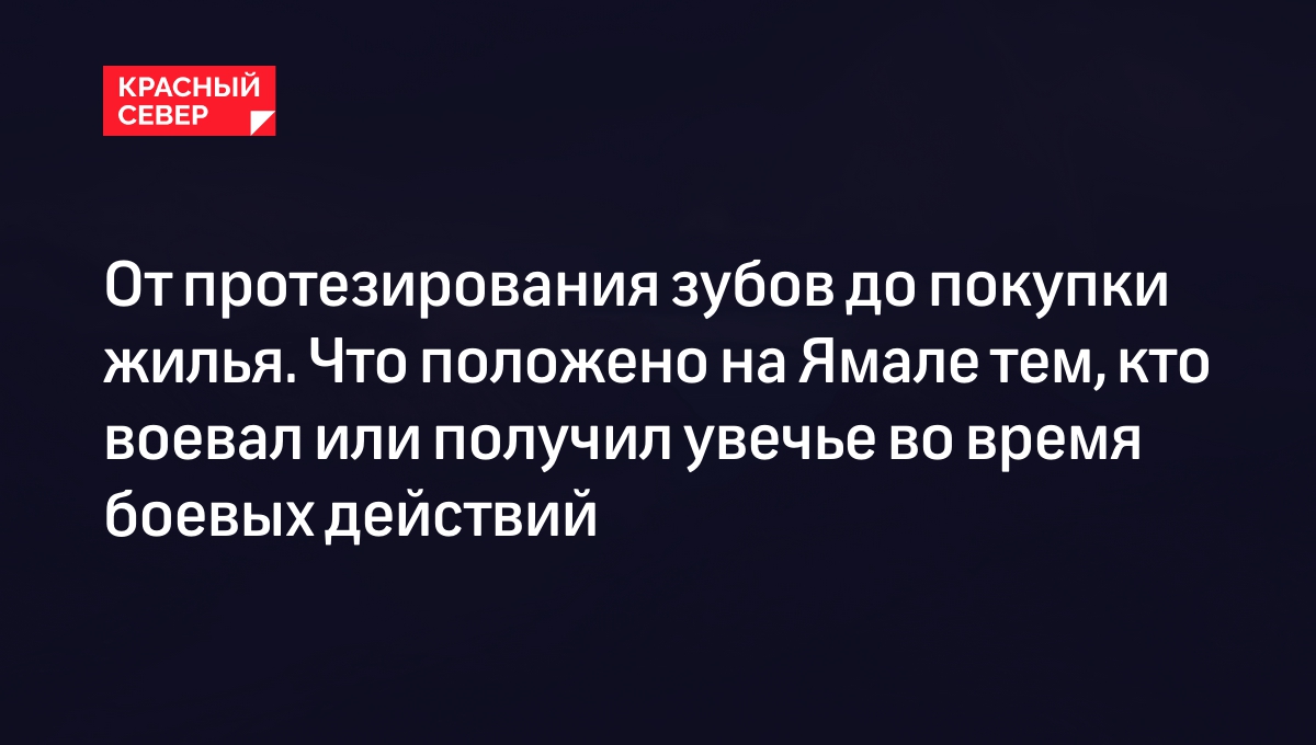 Льготы и выплаты ветеранам боевых действий в России и ЯНАО | «Красный Север»