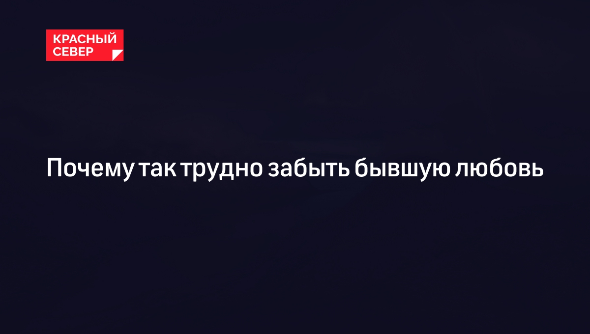 почему сложно забыть первую любовь | Дзен