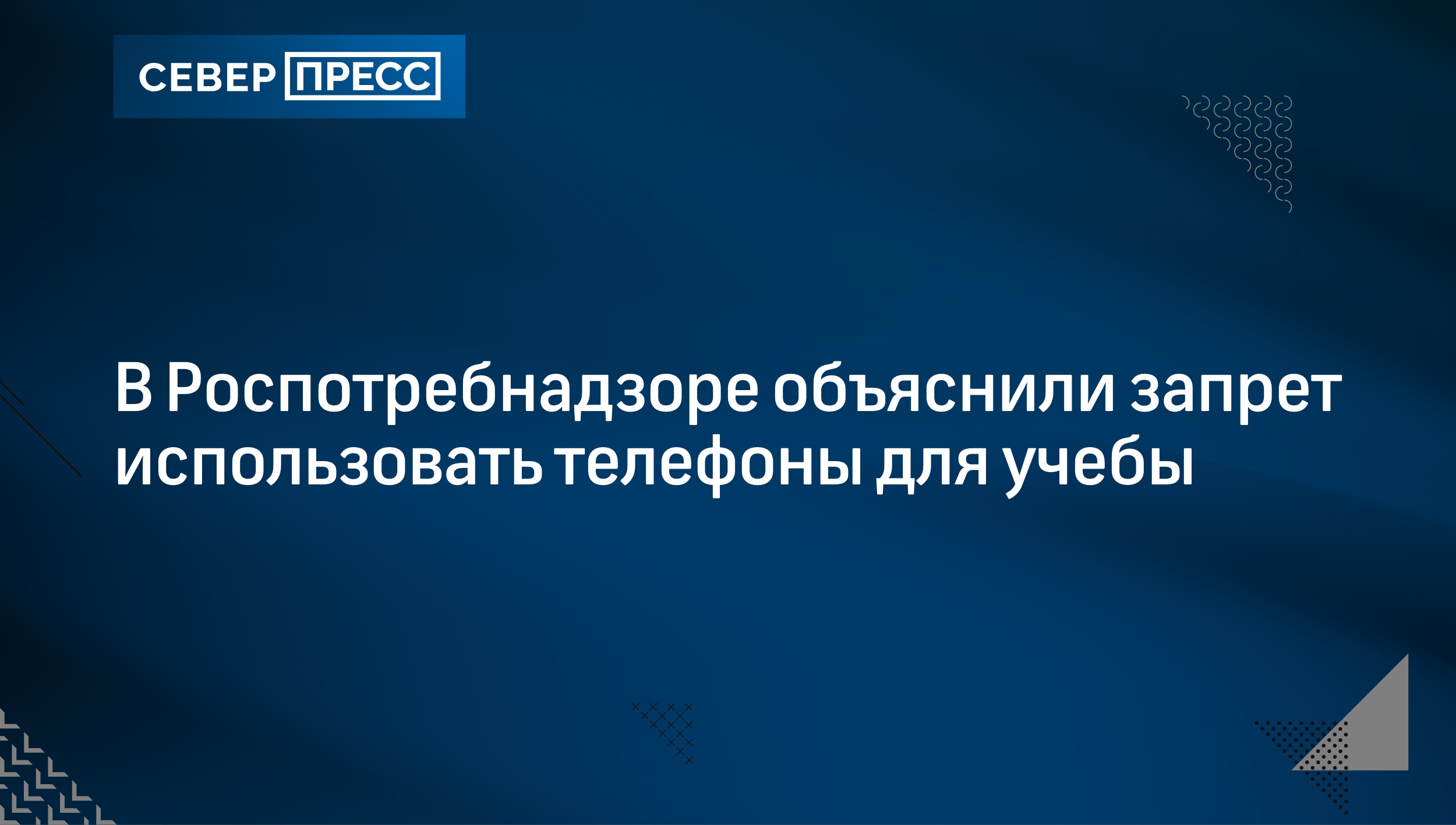 В Роспотребнадзоре объяснили запрет использовать телефоны для учебы |  Север-Пресс